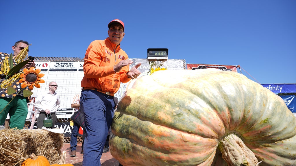 Minnesota man drives hauls giant pumpkin over 2,000 miles to California competition — WCCO / CBS Minnesota, Chanhassen Community news