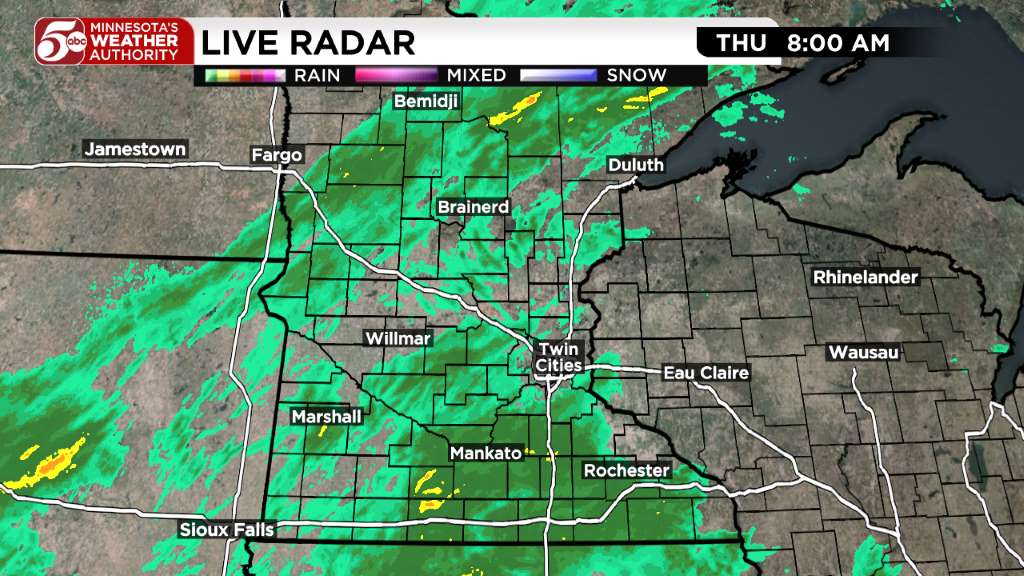 Thursday weather: Cool and wet day ahead — KSTP 5, Chanhassen Community news