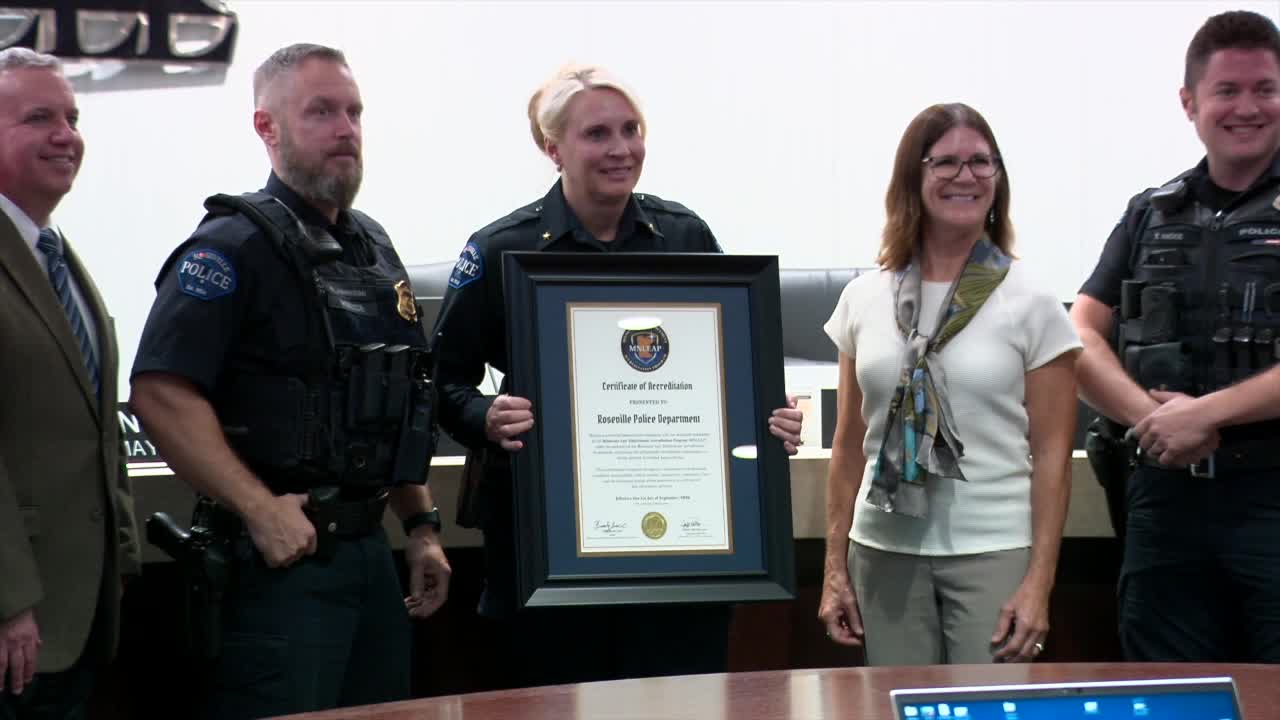 Roseville Police Department becomes first state-accredited agency, chief touts immediate impact — KSTP 5, Chanhassen Government news