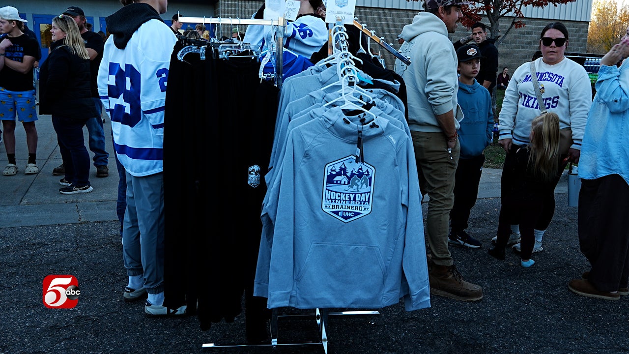 Brainerd celebrates 100 days until Hockey Day Minnesota — KSTP 5, Chanhassen Schools news