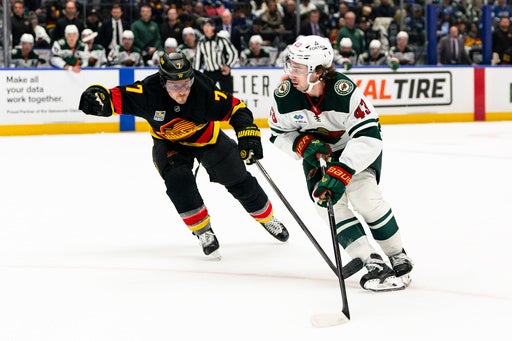 Quinn Hughes has a goal and an assist in his Vancouver return in Wild’s 4-2 victory — KSTP 5, Chanhassen Sports news