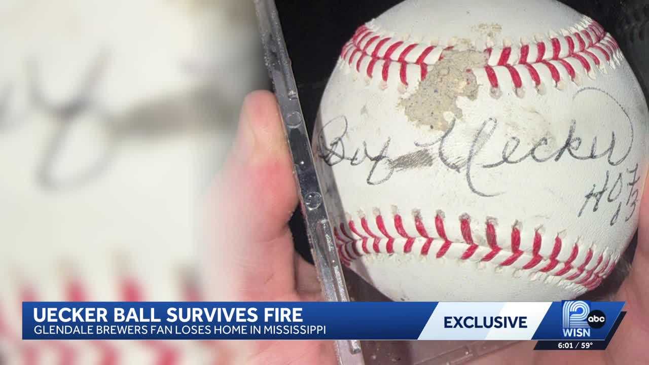 Cherished baseball signed by Bob Uecker survives Mississippi fire — WISN 12 Milwaukee, Chanhassen Community news