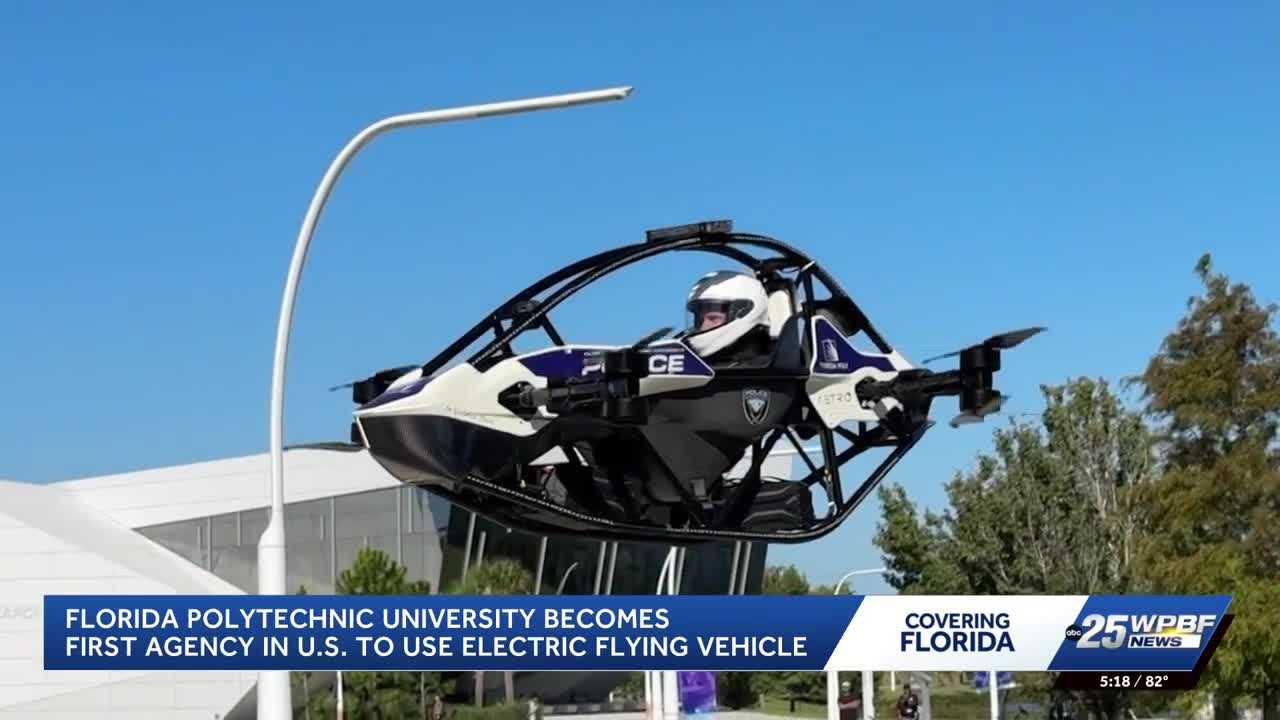 Florida Polytechnic University develops electric flying vehicle for police emergencies — WPBF West Palm Beach, Chanhassen Community news