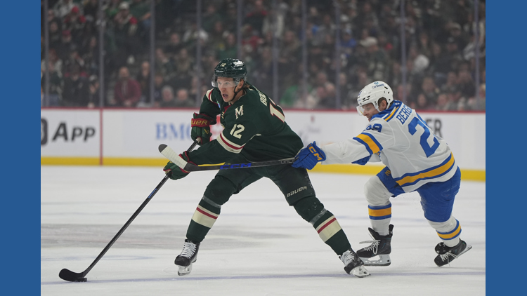 Matt Boldy has 5th career hat trick and Wild beat Blues 5-4 — KARE 11 Sports, Chanhassen Sports news
