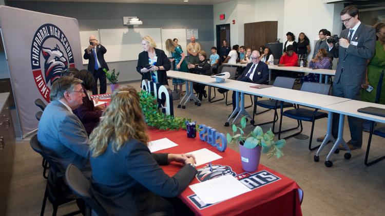 Killeen high school hosts signing ceremony for jailer program students — KCEN (Central Texas), Chanhassen Schools news