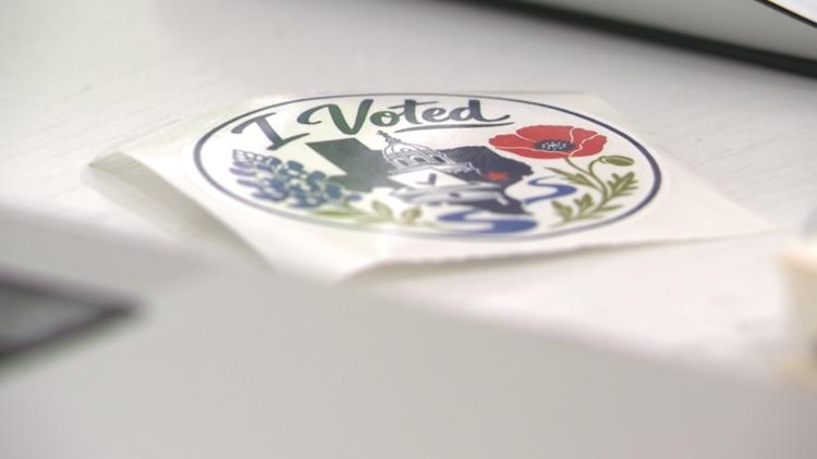 Too young to vote, but making her mark | Williamson County teen designs winning 'I Voted' sticker — KVUE (Austin), Chanhassen Schools news