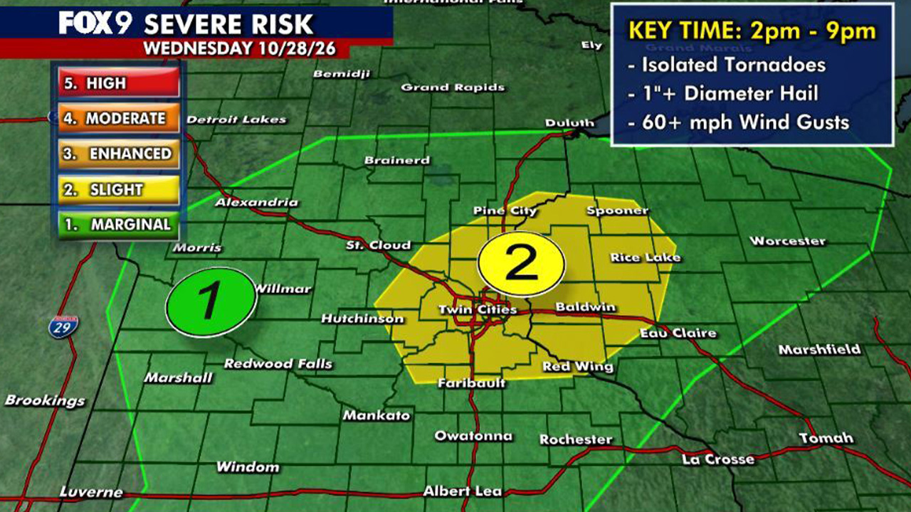 Minnesota weather: Mild and humid with strong storms possible Wednesday — Chanhassen Community news