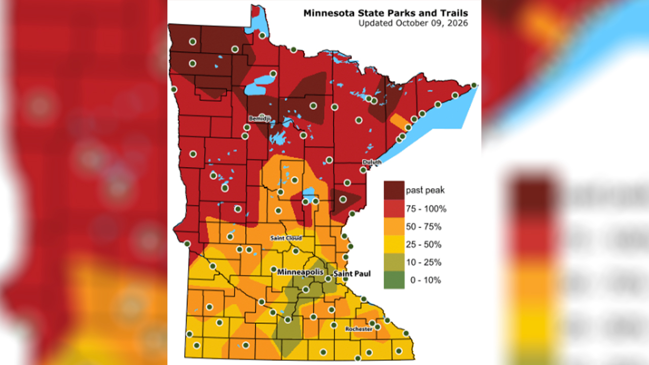 Map: Fall colors peaking across northern Minnesota — FOX 9, Chanhassen Community news