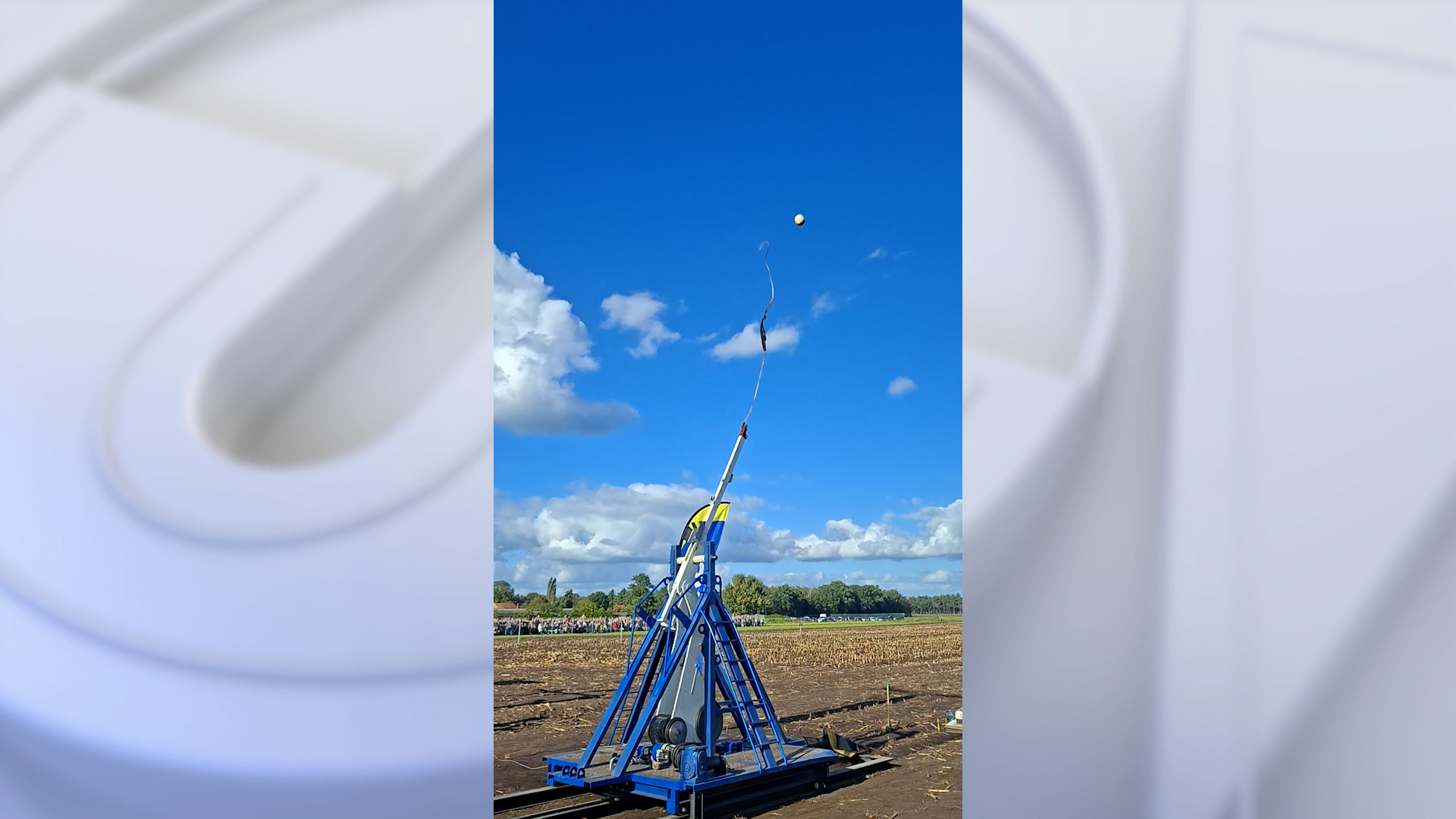Watch: Pumpkin flies 1,900 feet in pumpkin chunkin' launch — FOX 9, Chanhassen Sports news